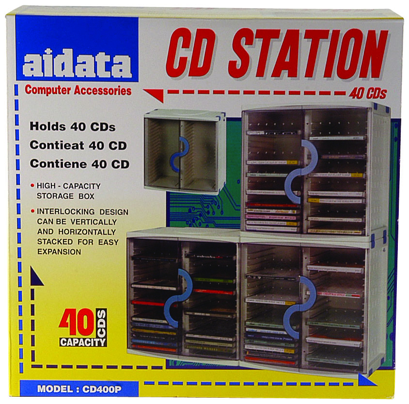 Aidata CD box , capacity-40