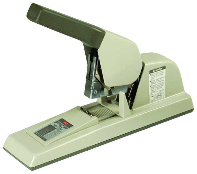 Max heavy duty stapler flat clinch 150 shts
