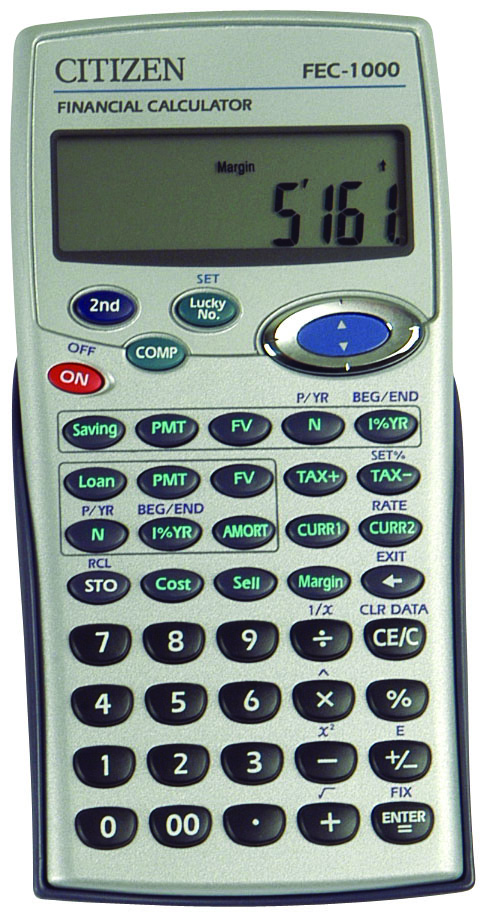 Citizen  10 digit Financial calculator