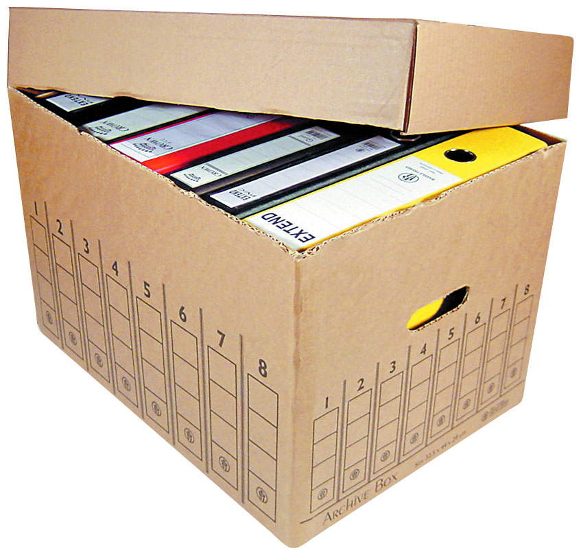 +Storage Box 44x36x29cm,(114097) Capacity 5 box files 8cm