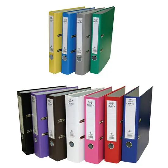CROWN COLOURED BOX FILES