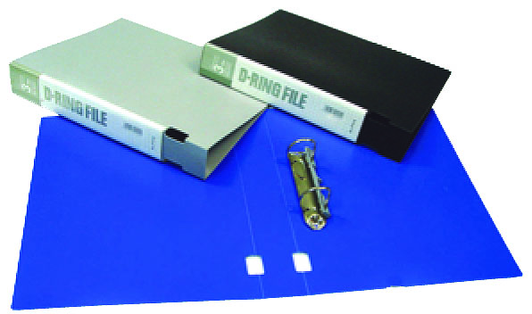 BI RING BINDER 25MM A4 ,2 RINGS   BLACK