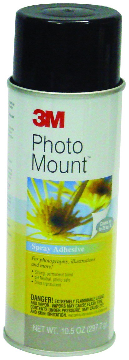 Spray adhesive, 3M, photo mount