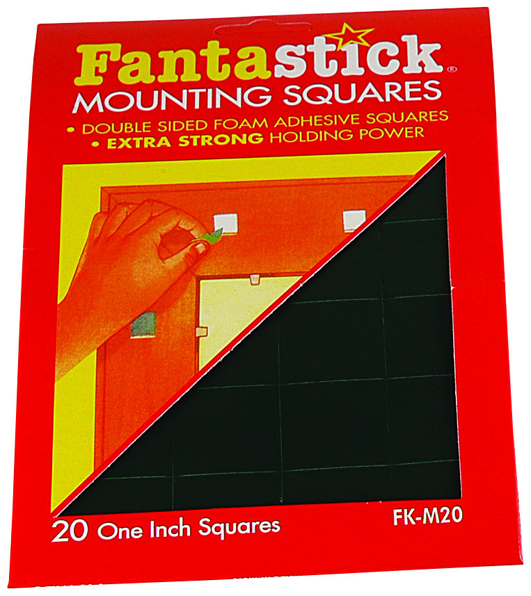 Fantastic mounting squares, 20pc/pack