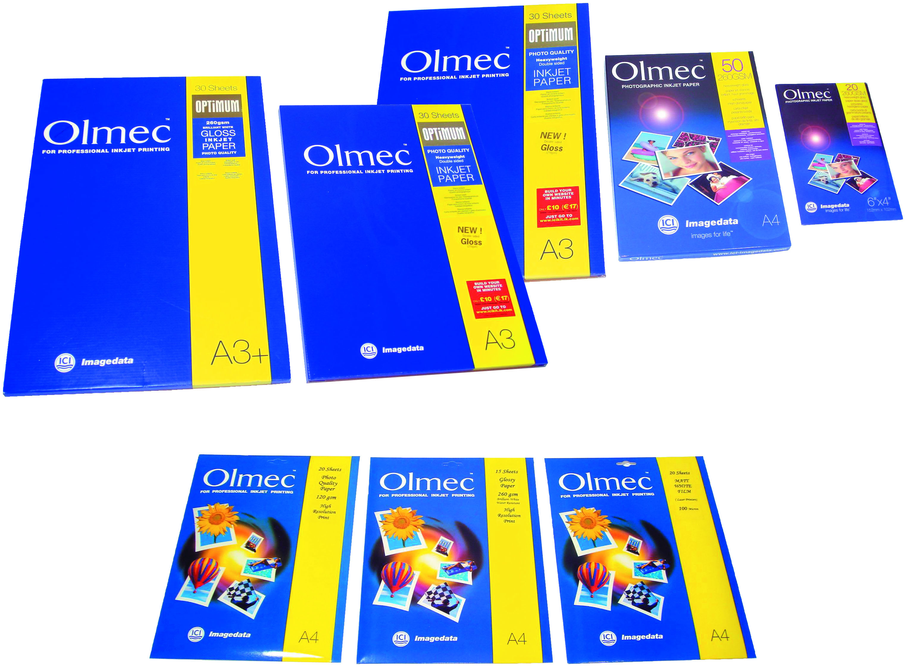 OLMEC A4 paper glossy 260gr,15sheets,waterproof