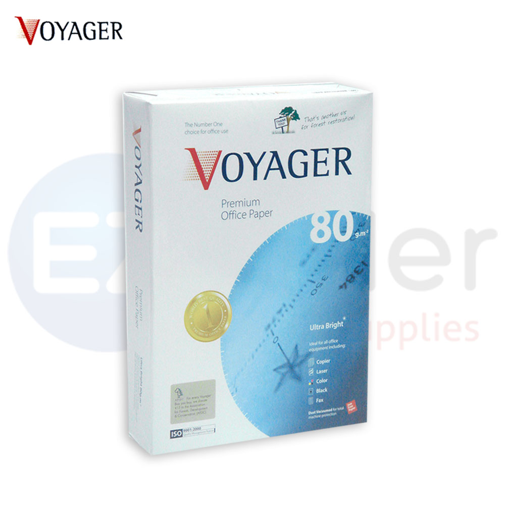 *Voyager A4 Copy paper 80gr, 500/Pack