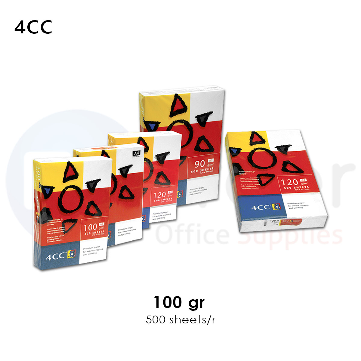 *+PRO DESIGN  100gr. A4 paper 500/sheet, Coated paper high quality