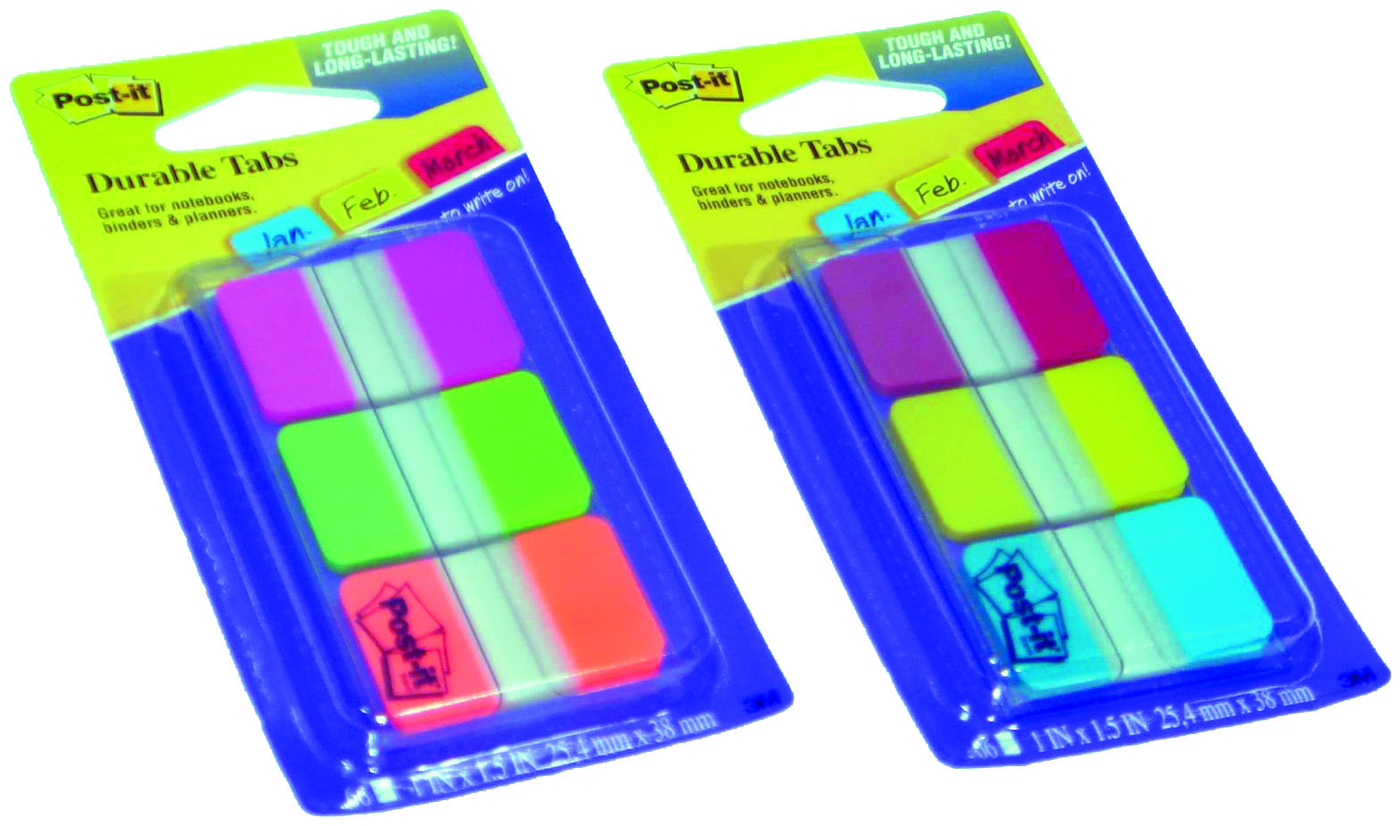 3M Flags 1  Set of 3 colors, red yellow, blue