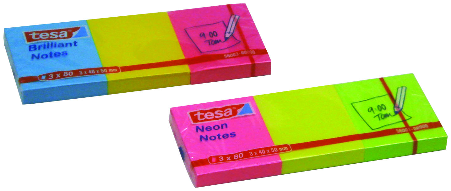 Tesa  neon color 38*51mm (pack/3)