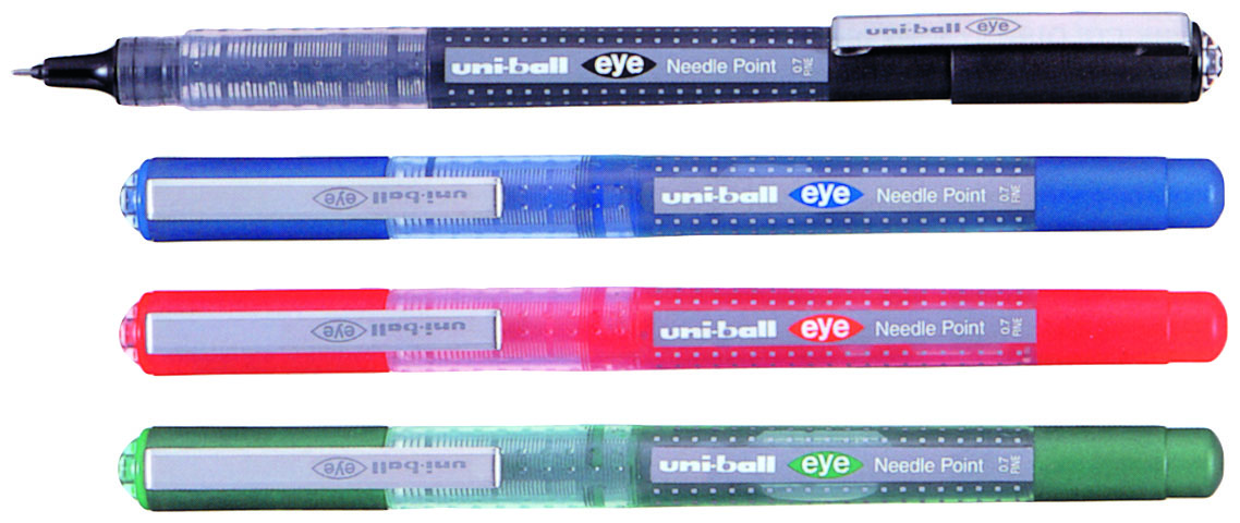 Uniball eye Fine .7mm blue,Needle point, UB-167