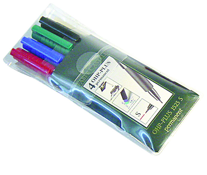 Faber castel OH pen,Pack of 4,  CD & DVD Marker