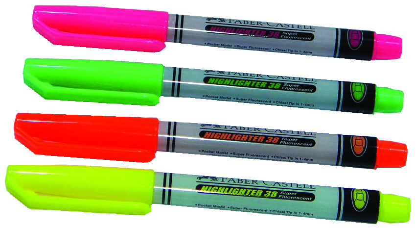 Faber-Castell highlighter pen type pink