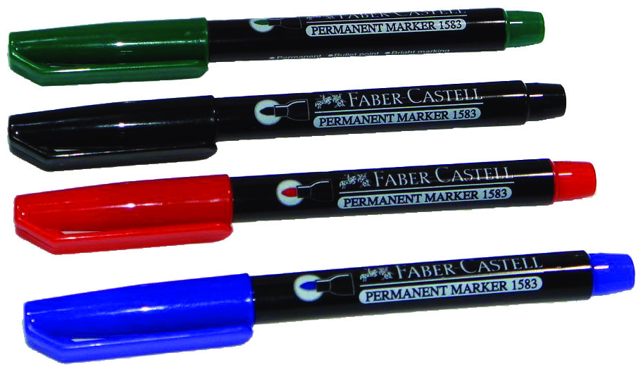 FABER CASTELL pen type permanent maker blue