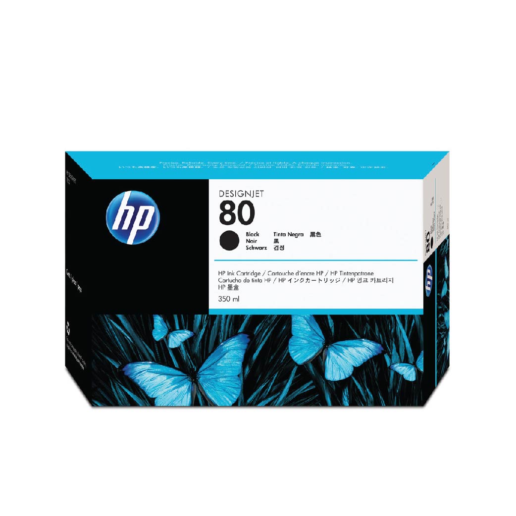 HP#80 Black cartridge for designjet1050C/1055