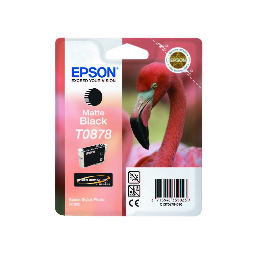 Epson  Ink T0878 MATT BLACK