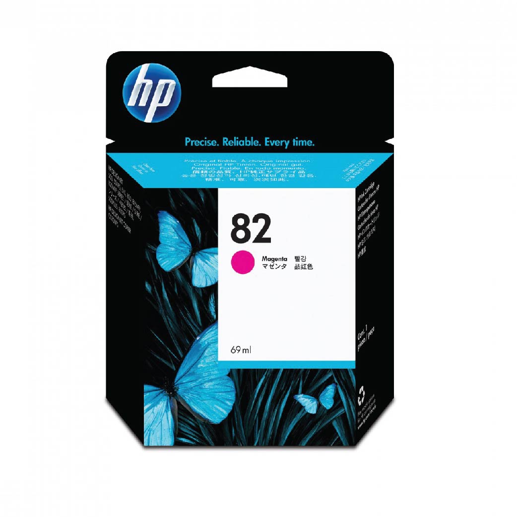 HP No.82 inkjet cartridge for Dj 500/800 magenta, HPC4912 A