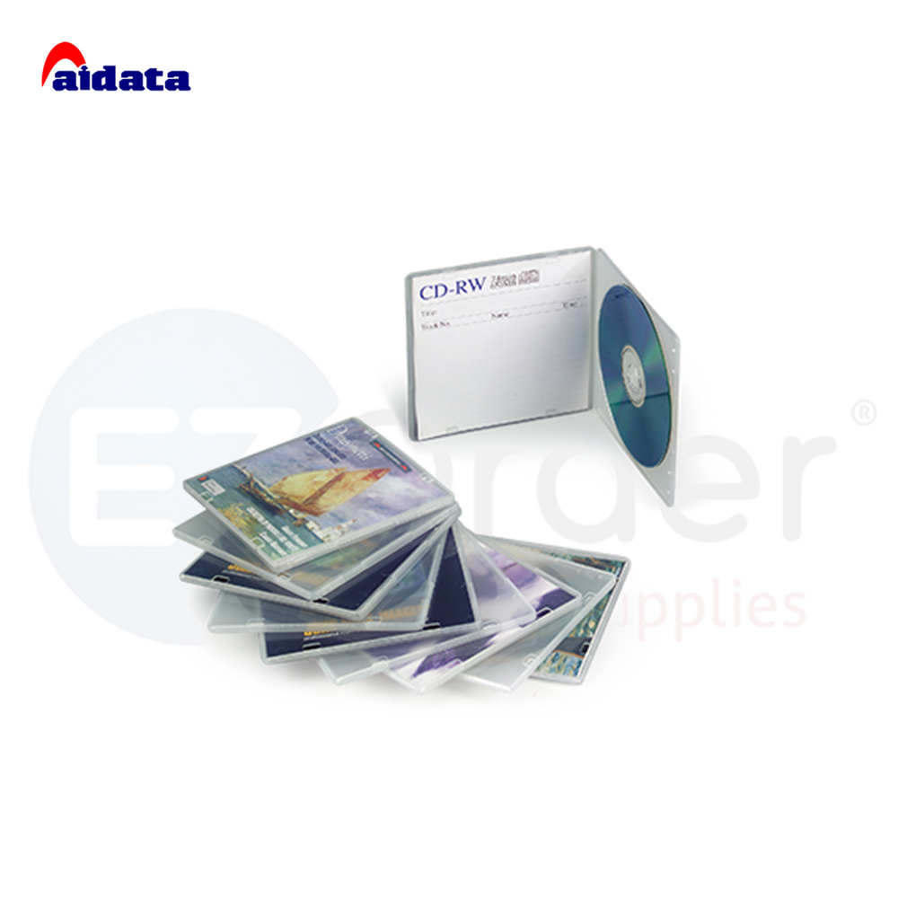 Aidata CD shells ,Transparent, (10/Pack)
