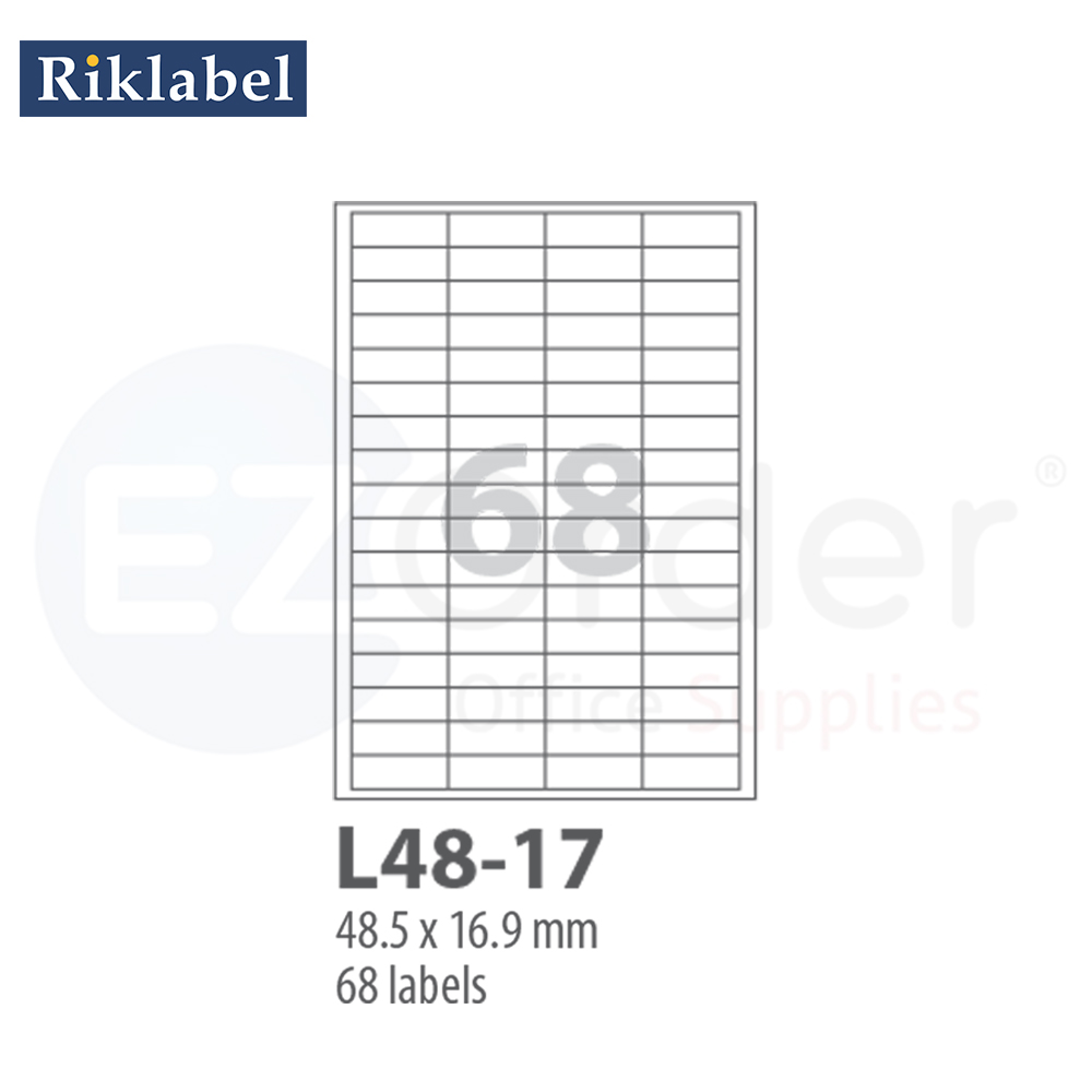 Smart computer labels (48.5x16.9mm)