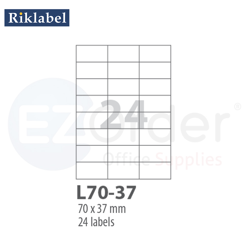 Smart computer labels (70*37mm)  100sh per box, 24 Labels / sheet