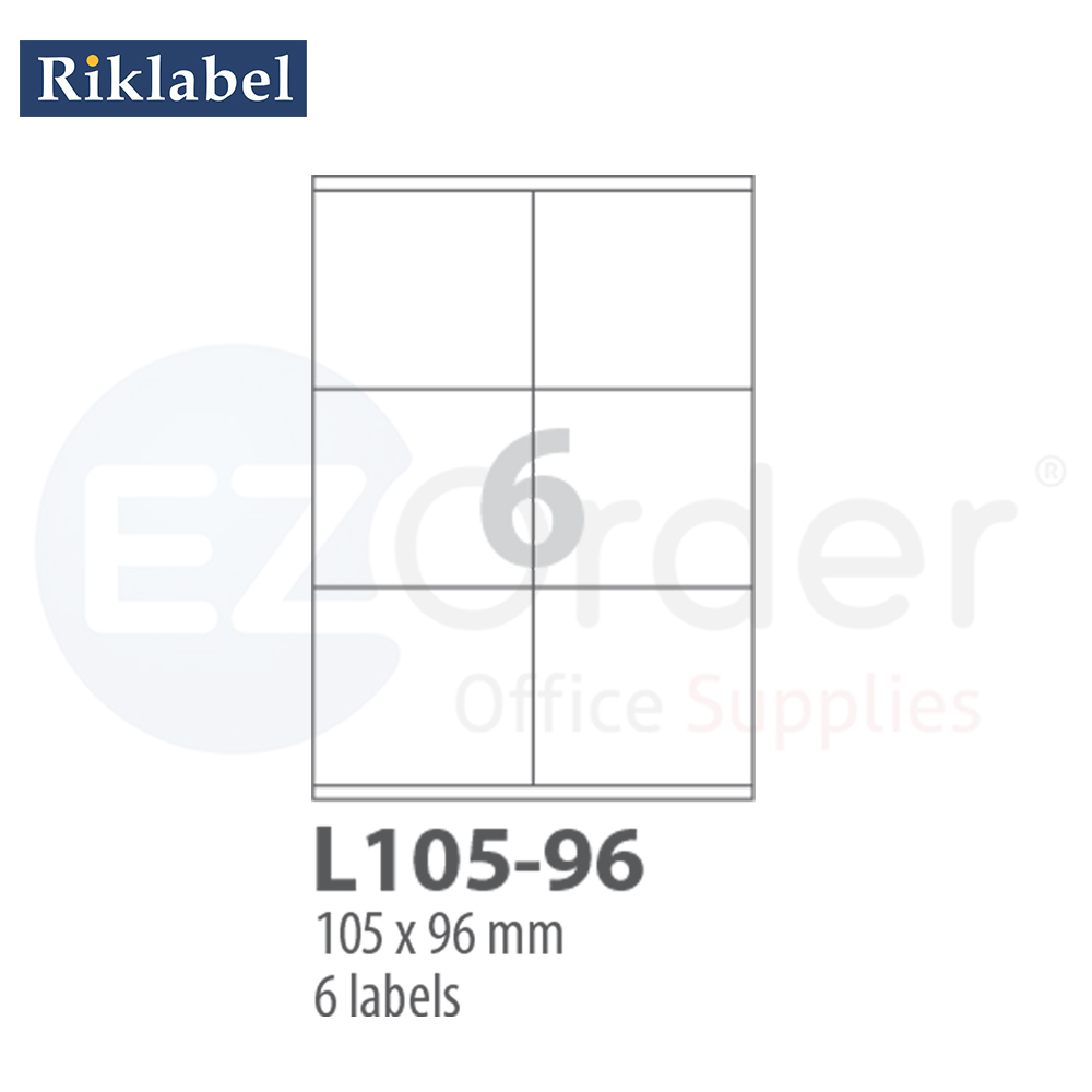 Smart computer labels ,105*96mm, (6 Labels/sheet,) (100 sh/box)