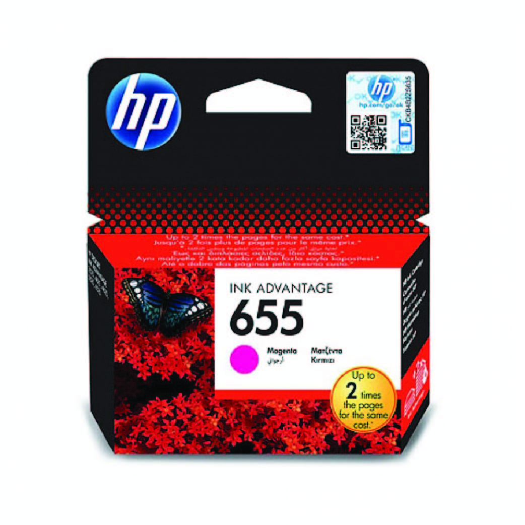 HP#655 Magenta ink for  3525/4615/4625/D5525/6525, CZ111AE