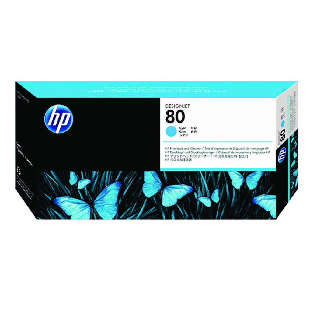 HP CYAN Printhead for plotter1050 (#80)