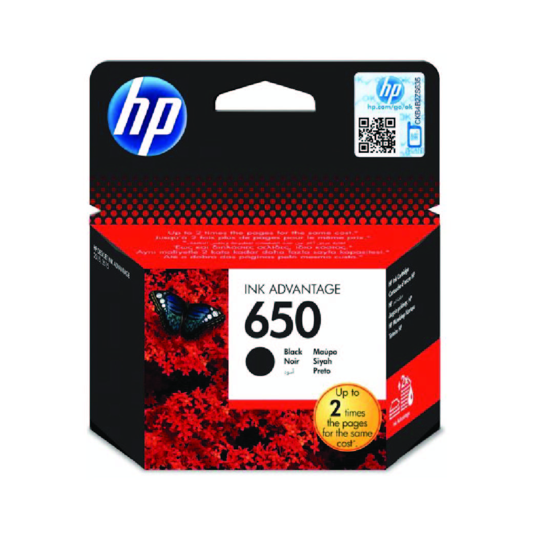 HP#650 Black  ink for  Multifunction 2515/3515/4645, CZ101AK