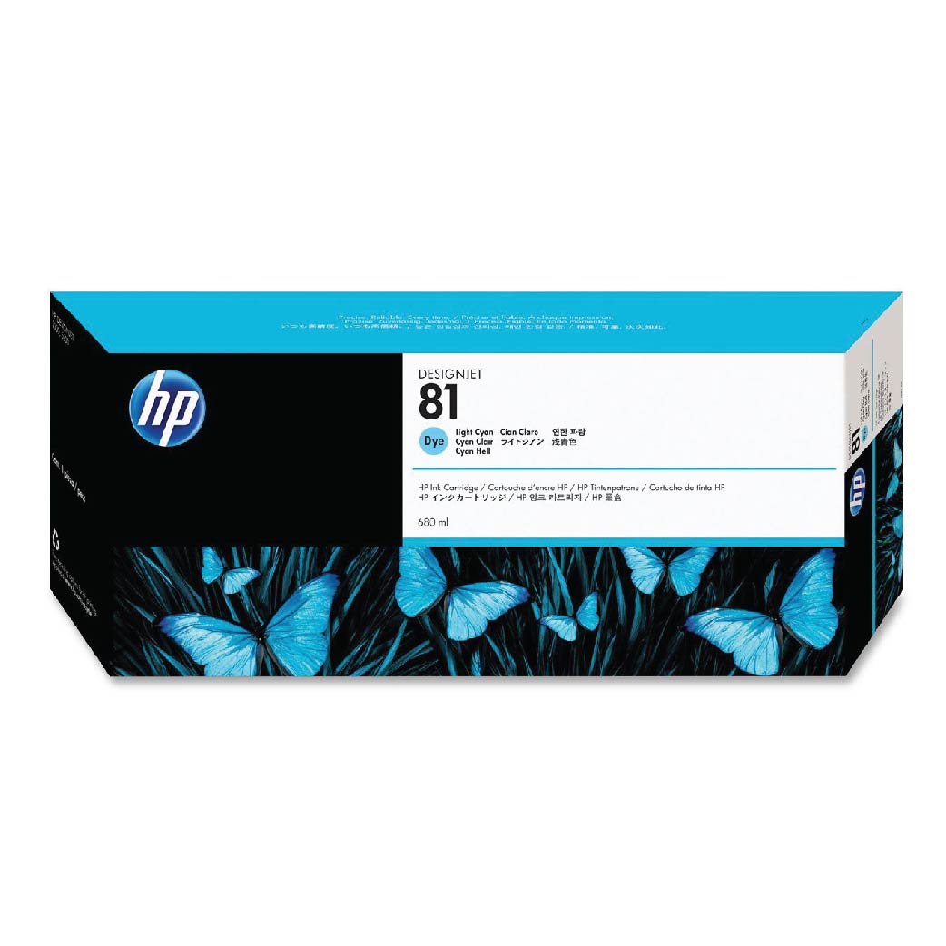 HP #81 light cyan dye ink for DJ5000/5500