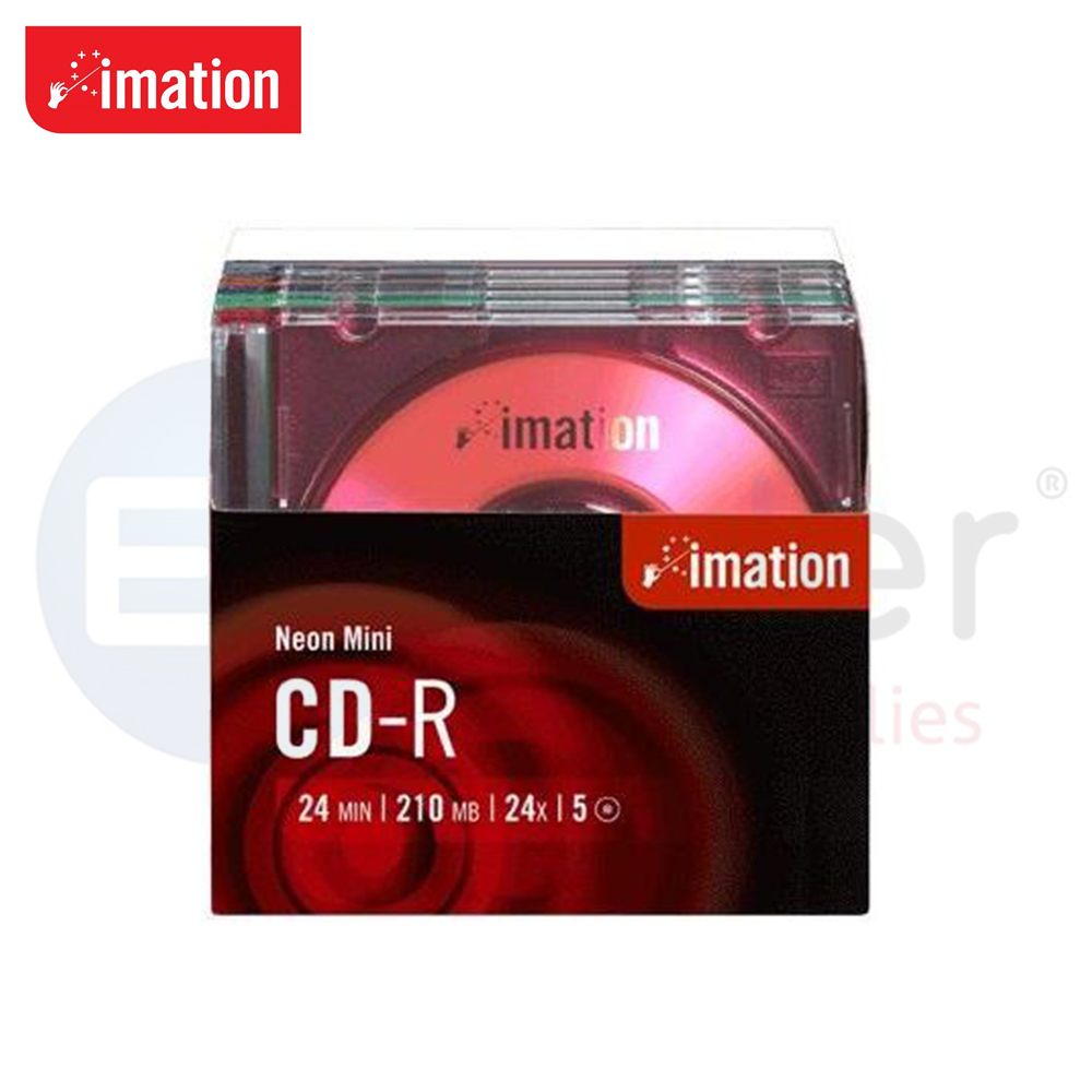 Imation Neon Color Mini Cd Recordable Min Mb X