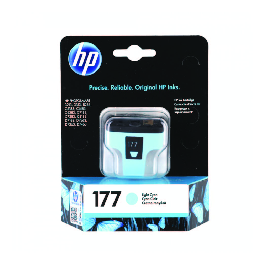 Inkjet HP (177)Light Cyan 5183,6183,7183, 7283