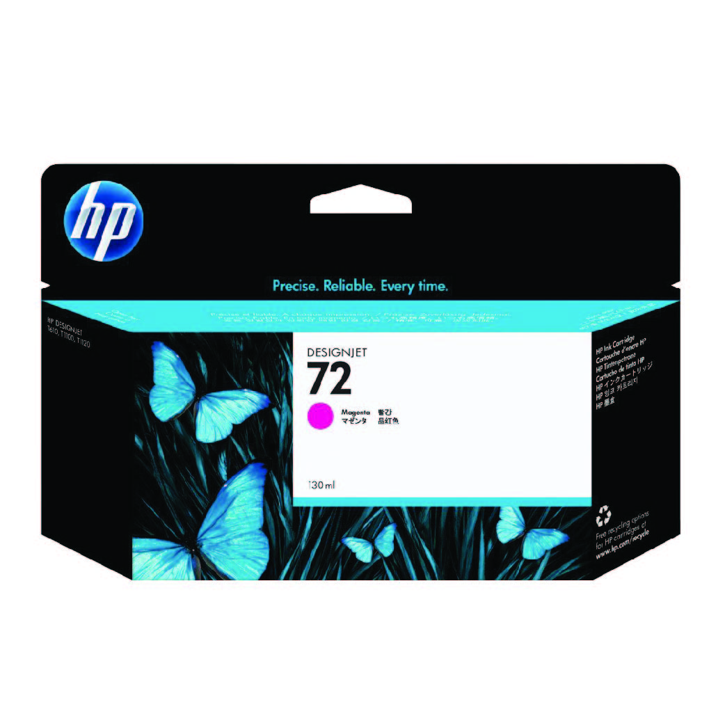 HP72,Magenta ink for plotter T1100/T770/T790/T610, 130ml HPC9372A