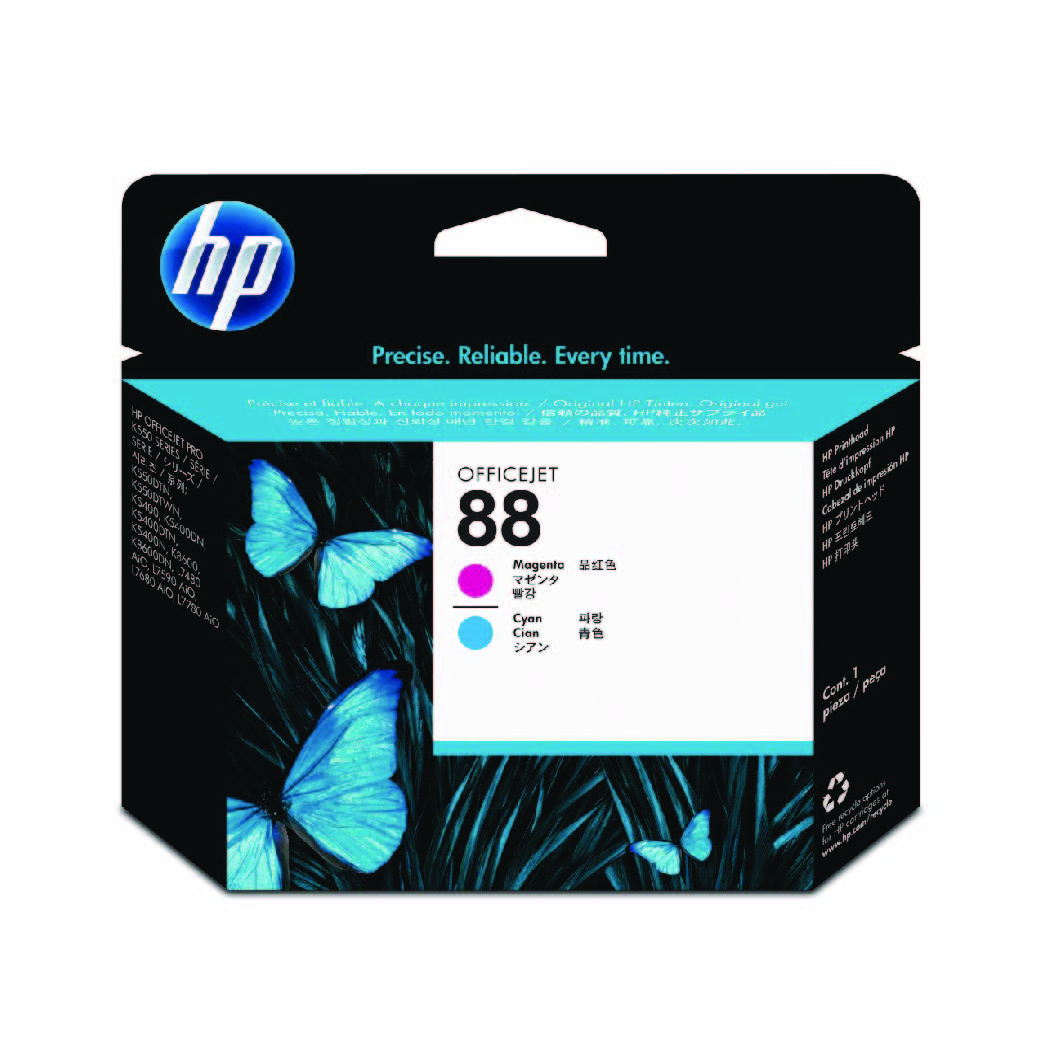 HP#88,Cyan & Magenta printheads for L7590