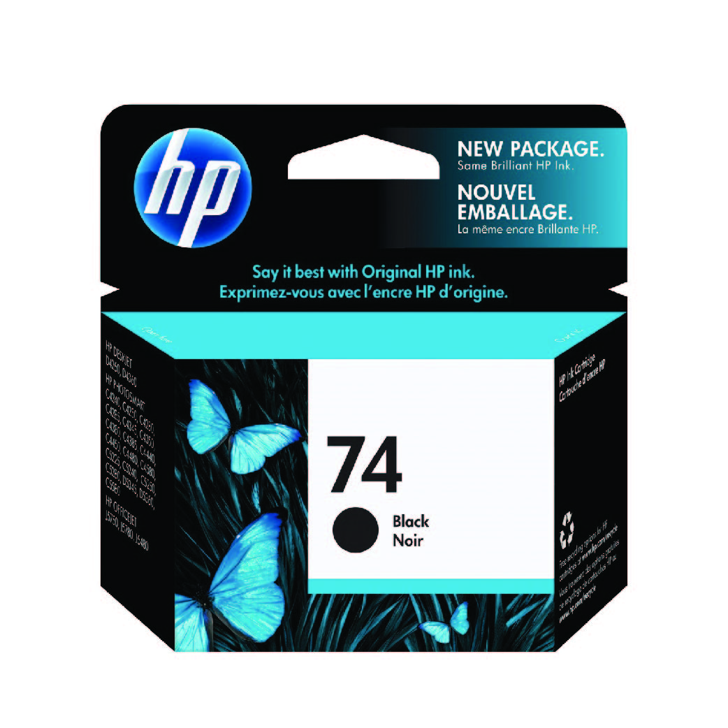 inkjet HP BLACK Ink (74) for printer 5780
