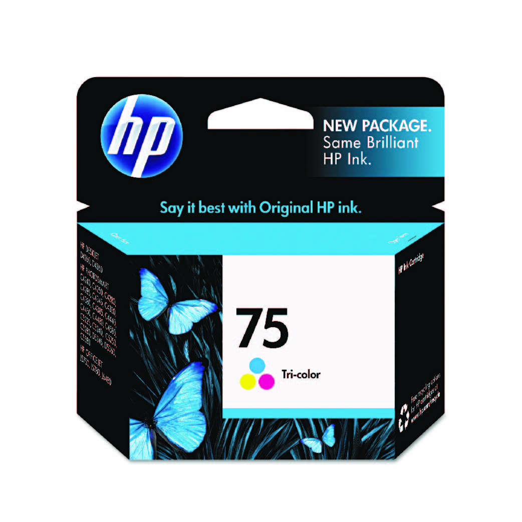 Inkjet HP color Ink (75) for printer 5780