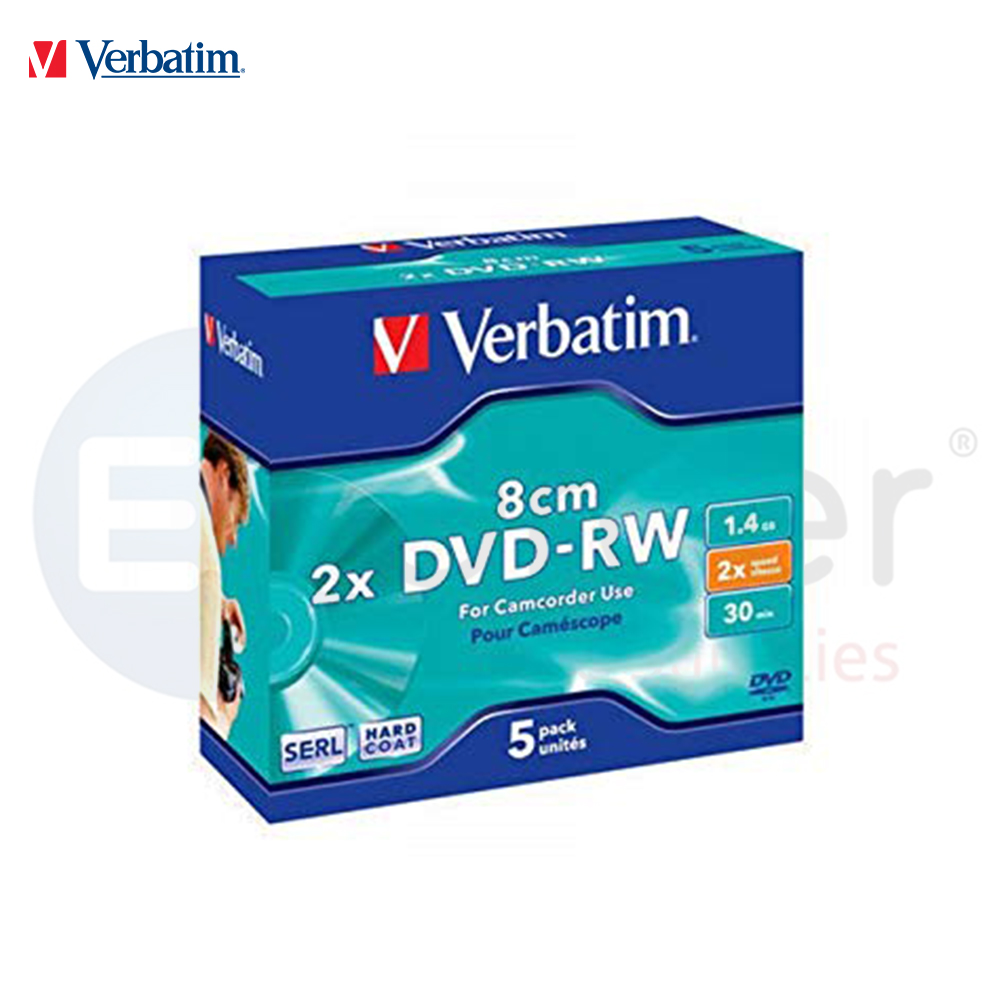 *Verbatim Mini DVD-RW,2X, 30min box/5