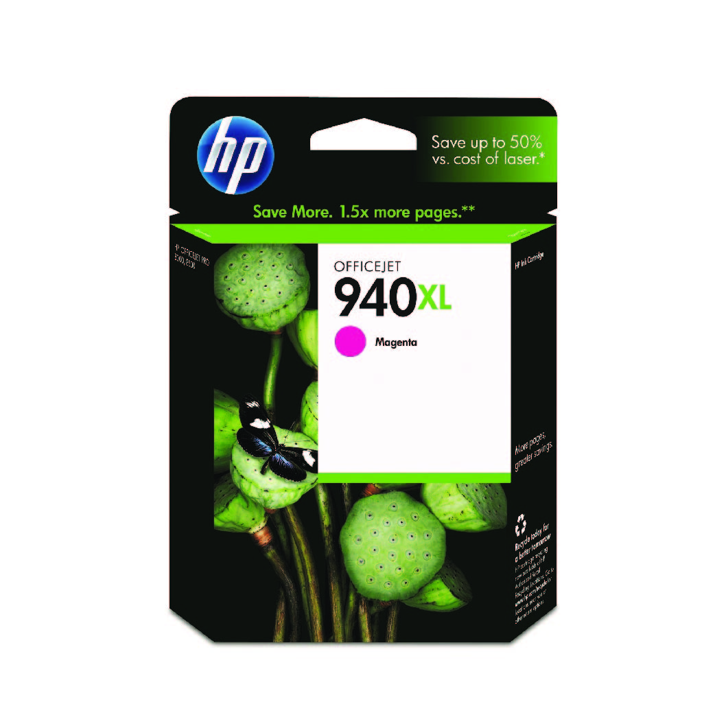 Inkjet MAGENTA Ink for(940 XL) printer HP850 C4908AE