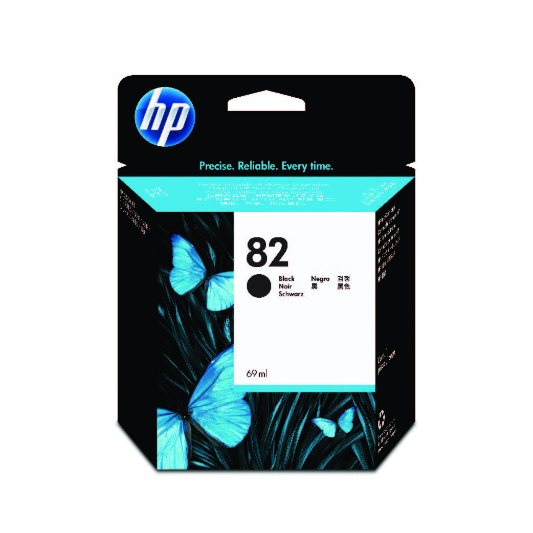 HP NO#82 BLACK ink for DesignJet 111R,  HPCH565A