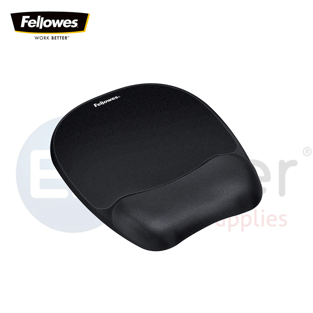 FELLOWES Mouse pad, Silver or Black