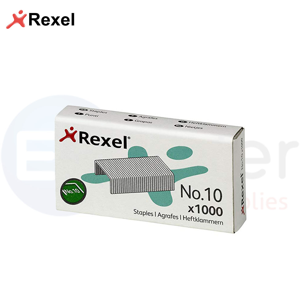 +Staples #10 Rexel 1000 per box