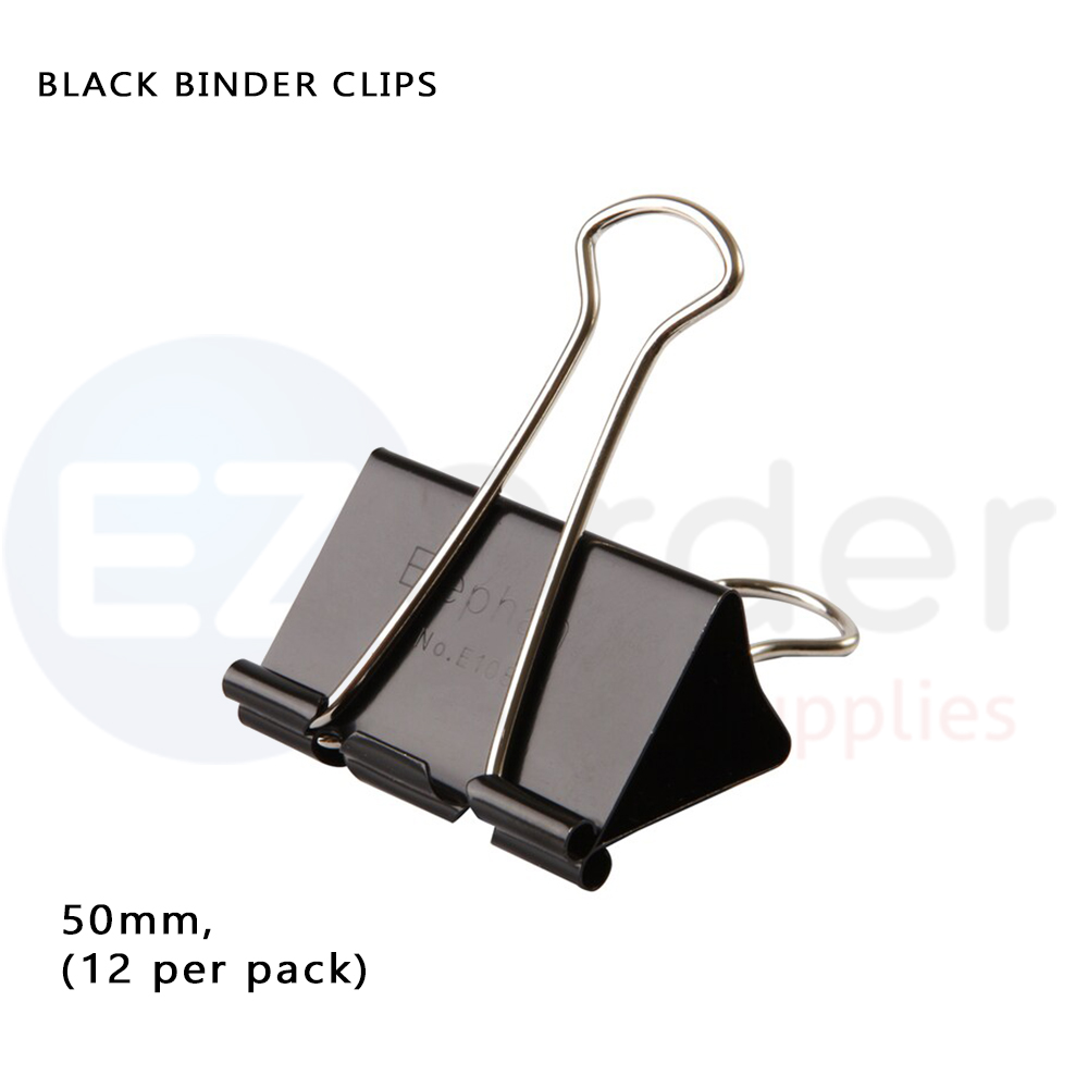 +Binder clips 51mm , 12pc