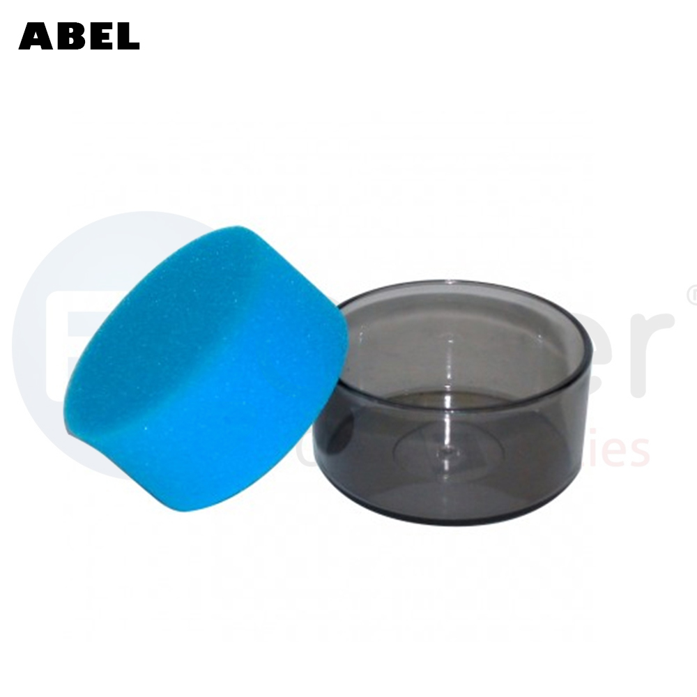 +Abel sponge cup, Black Smoke color,