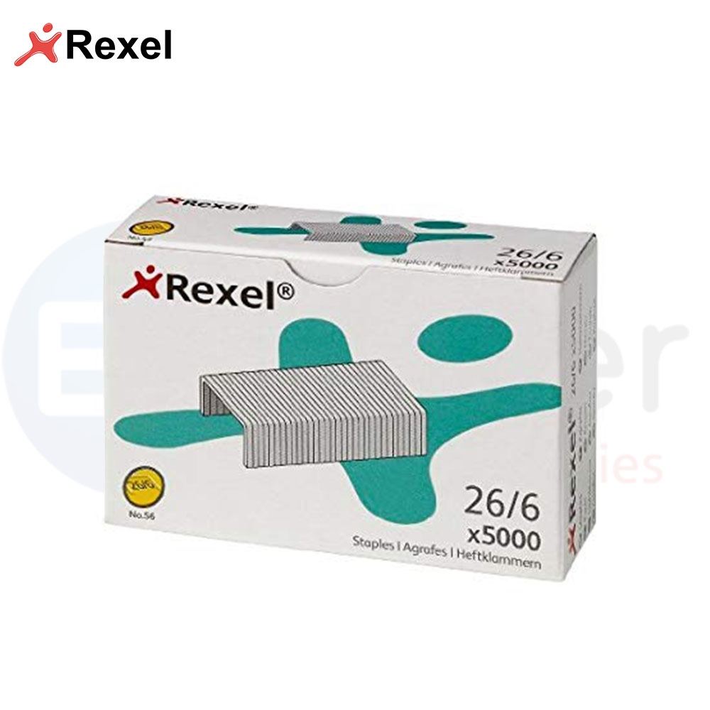 Rexel staples 26/6 (box of 5000)