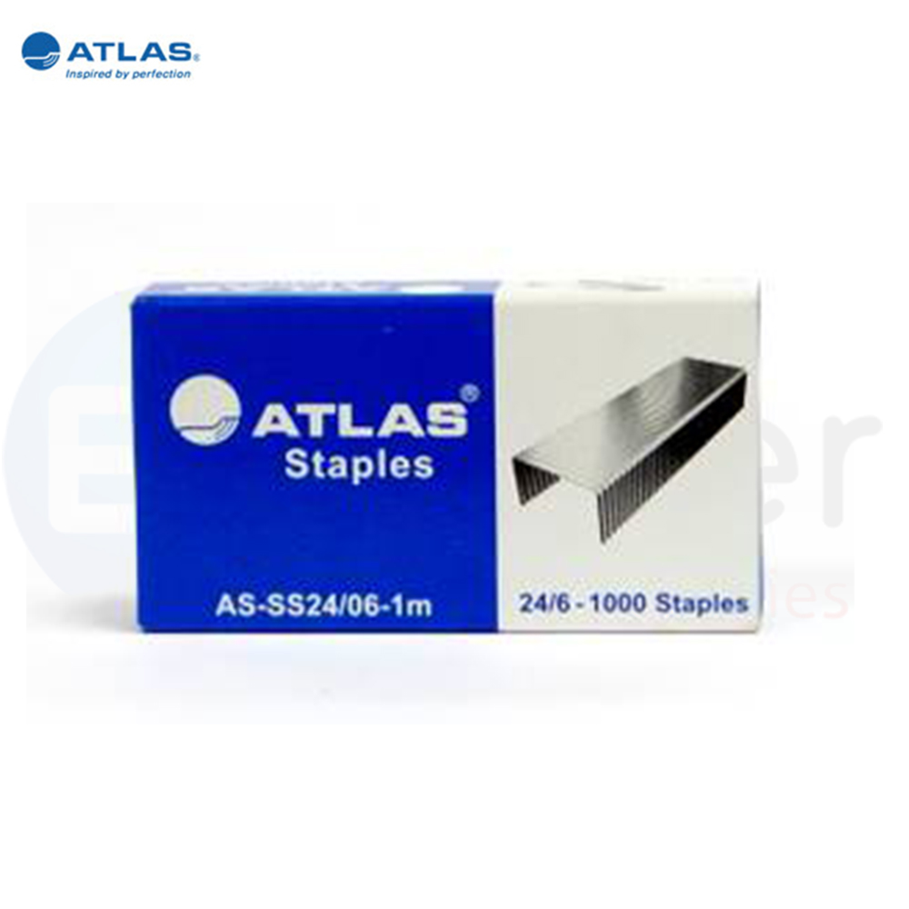 Atlas staples 24/6 staples,silver