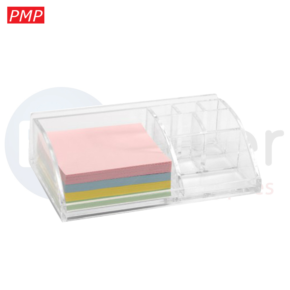 Desk organizer, acrylic Without accessories, with Paper