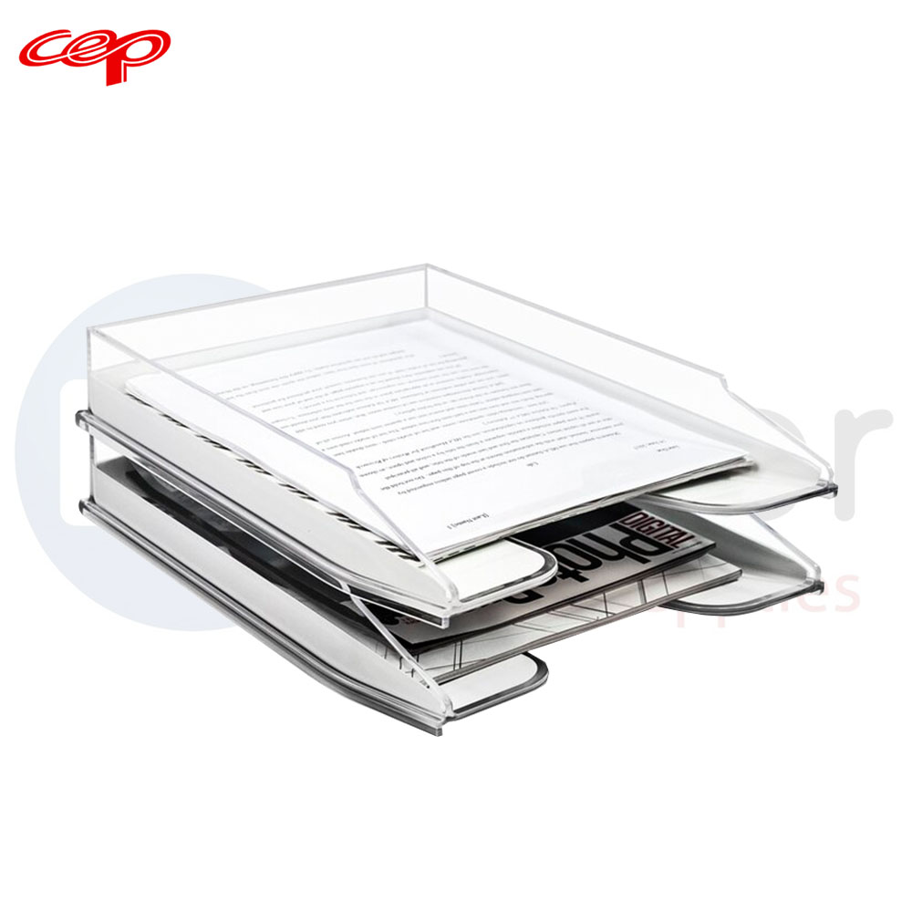 CEP Acrylic 2 level document tray