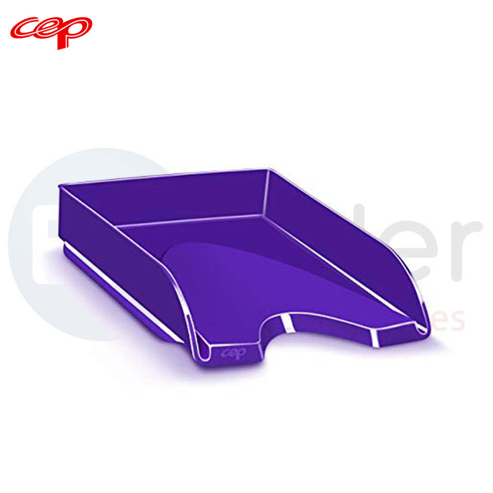 CEP document tray opaque purple