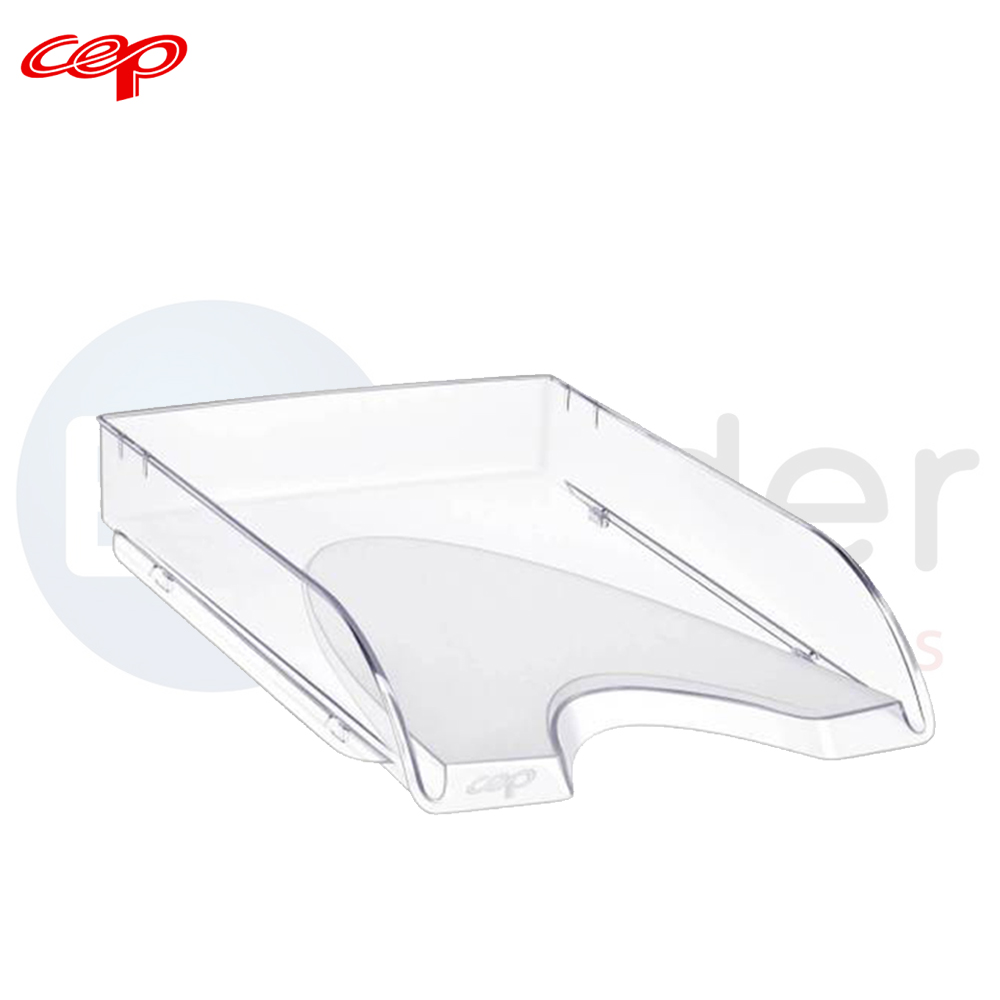 CEP document tray tranluscent white