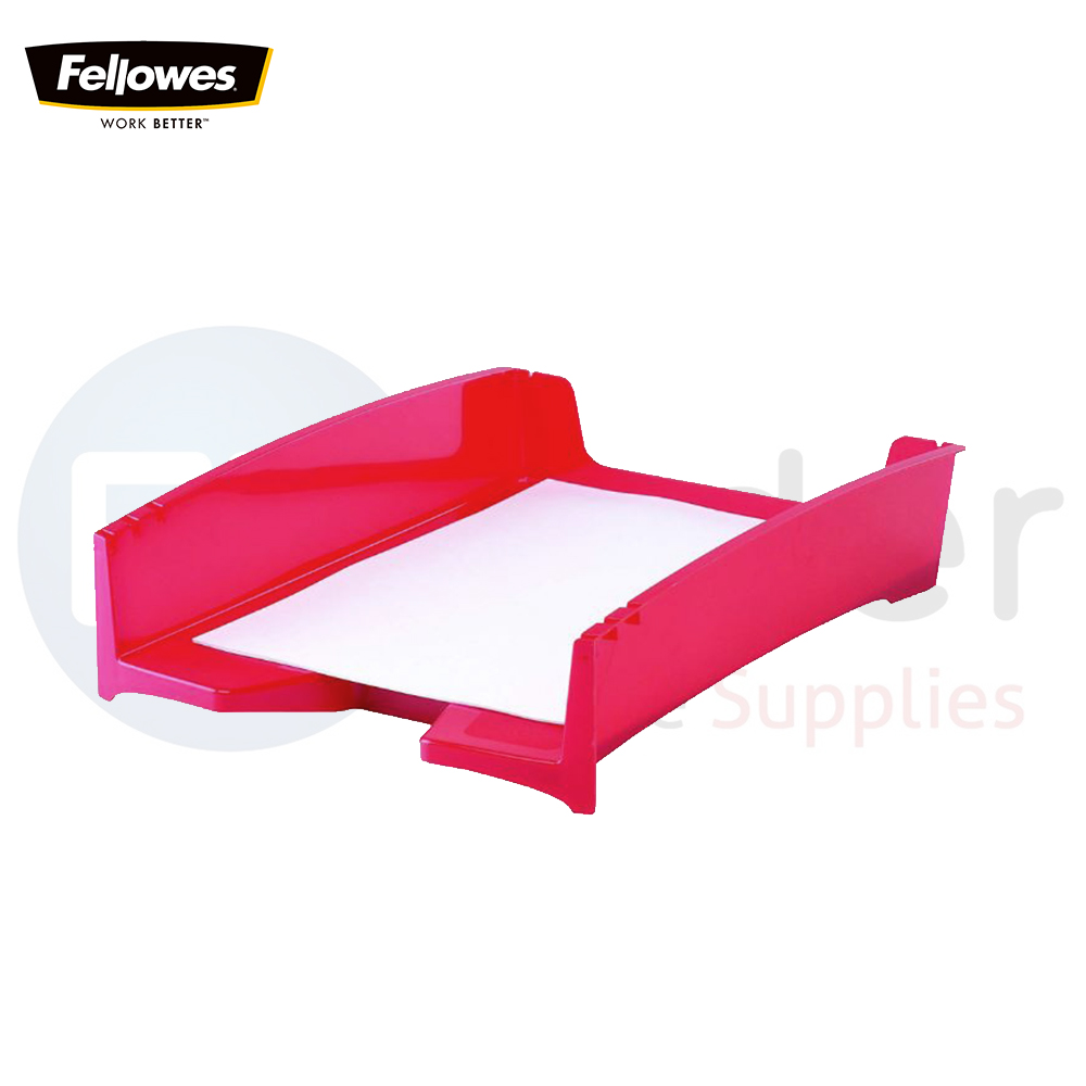FELLOWES document tray red
