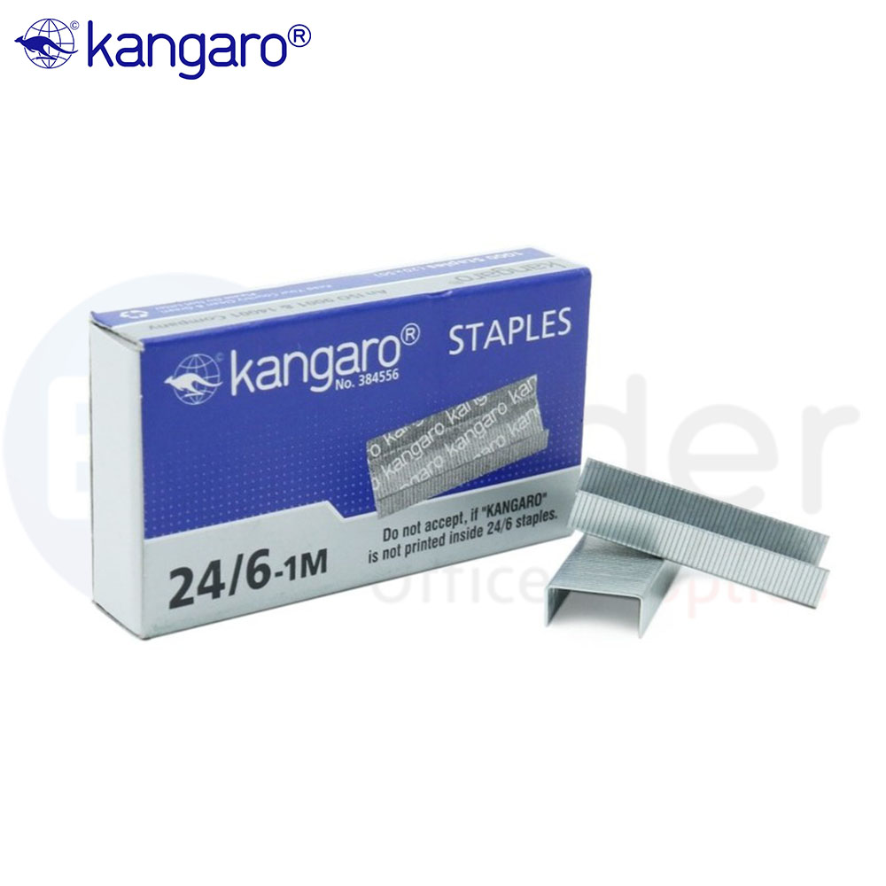 KANGARO staples #24/6 staples,silver