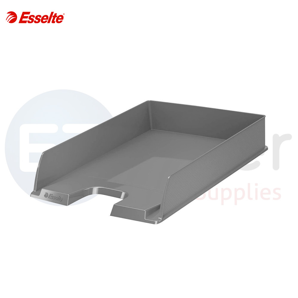 ESSELTE standard filing tray grey opaque